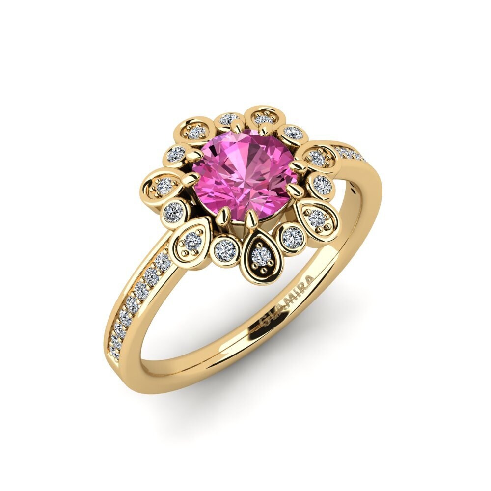 Pink Topaz Engagement Ring Reweigh