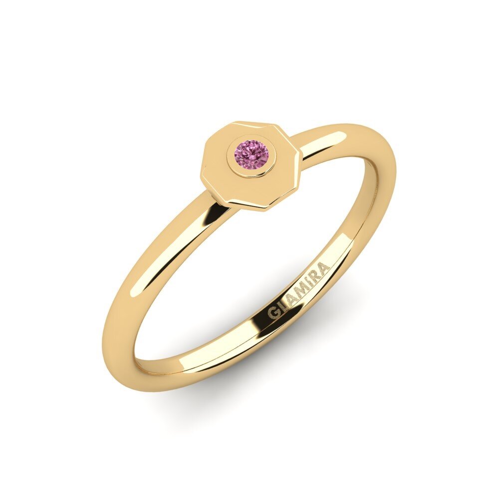Rhodolite Garnet Engagement Ring Sesubig