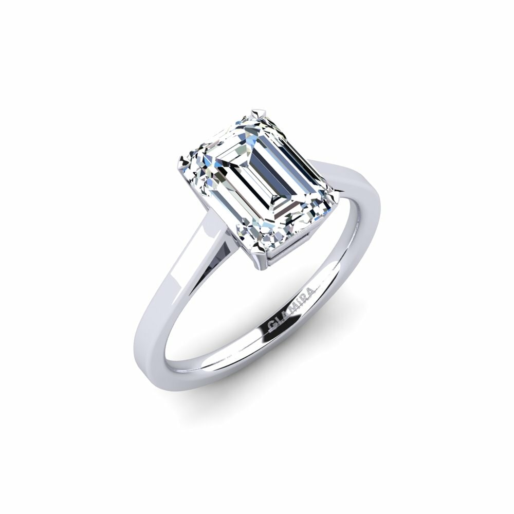Emerald Cut Engagement Ring Sentiment - 2.68 crt