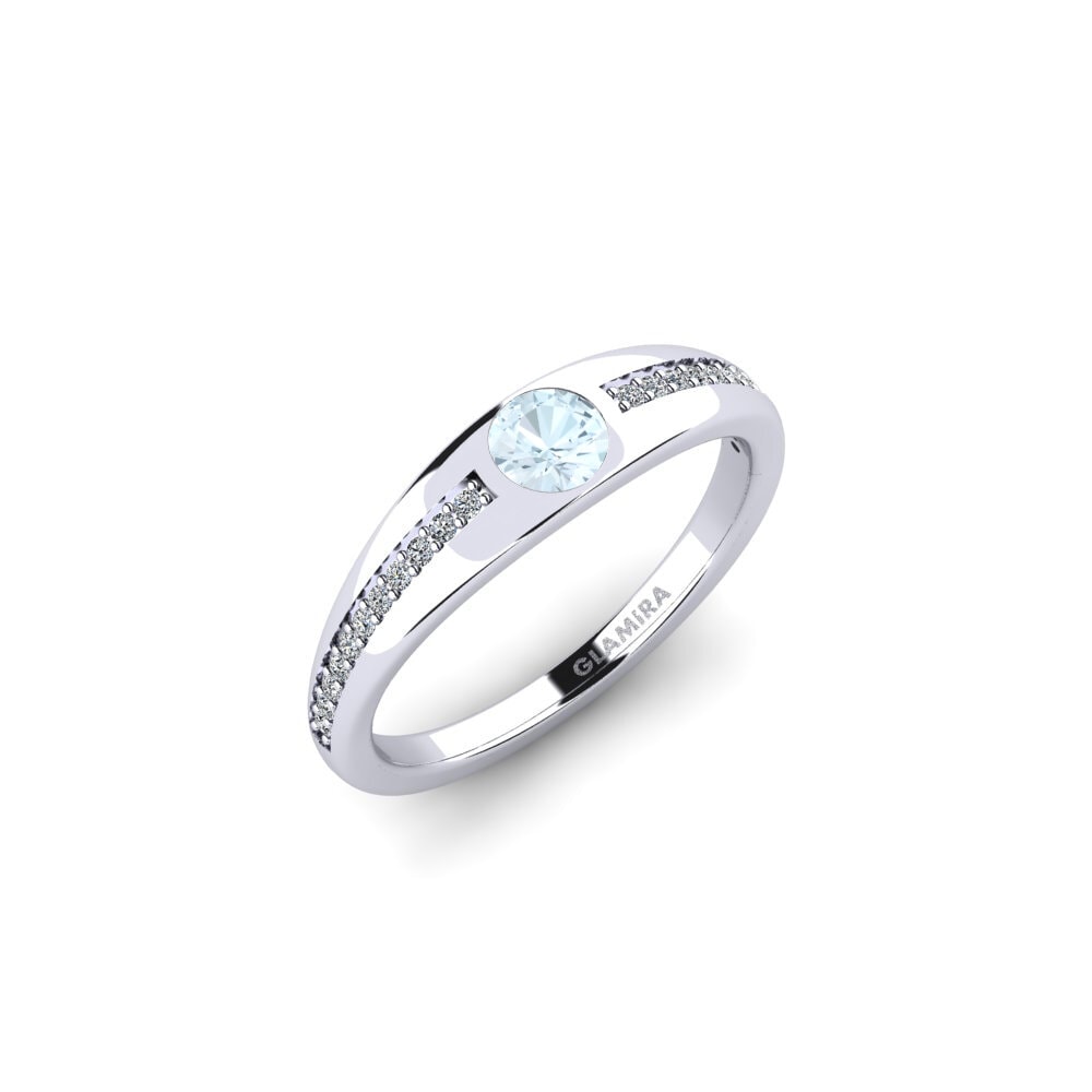 Aquamarine Engagement Ring Thuyyet