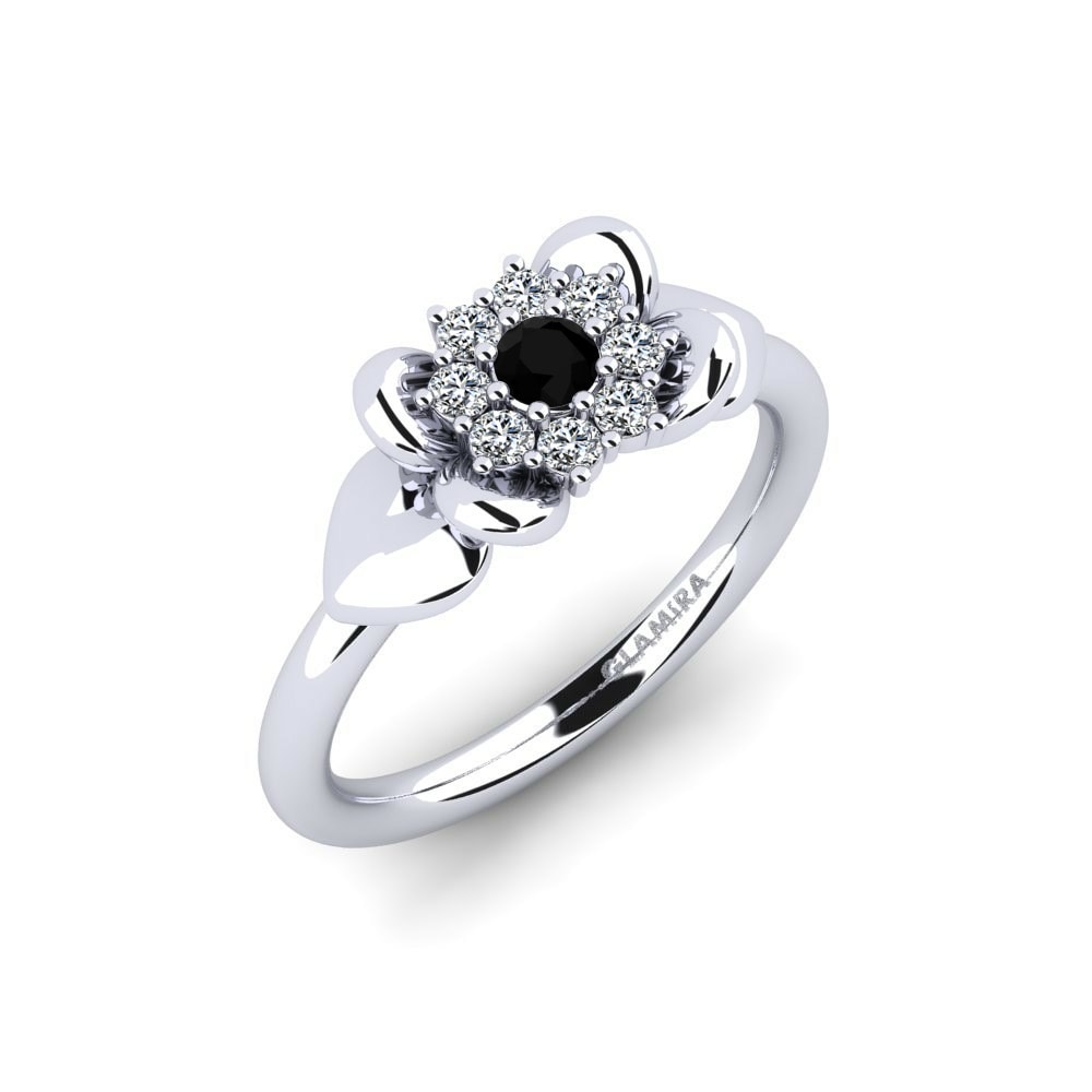 Black Diamond Engagement Ring Ultrea