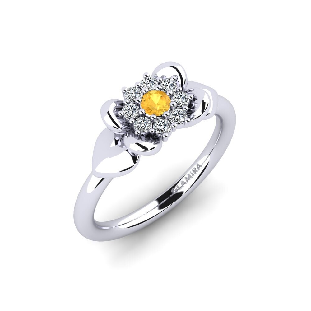 Citrine Engagement Ring Ultrea
