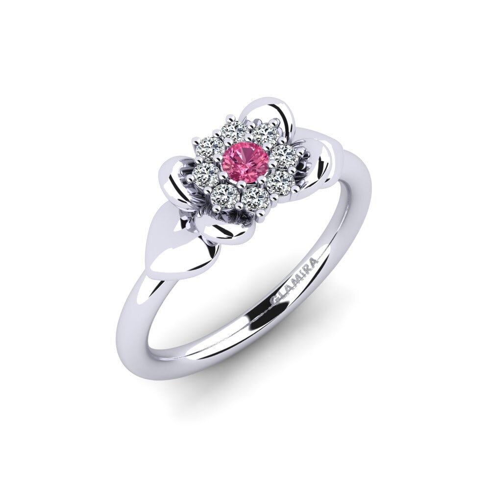 Pink Tourmaline Engagement Ring Ultrea