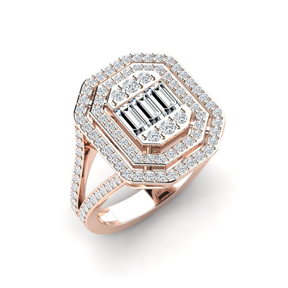 14ct Rose Gold Engagement Ring Unshirked