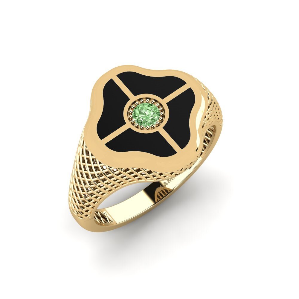 Green Diamond Men's Ring Clyre