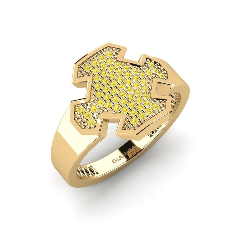 Yellow Sapphire Men's Ring Driatu