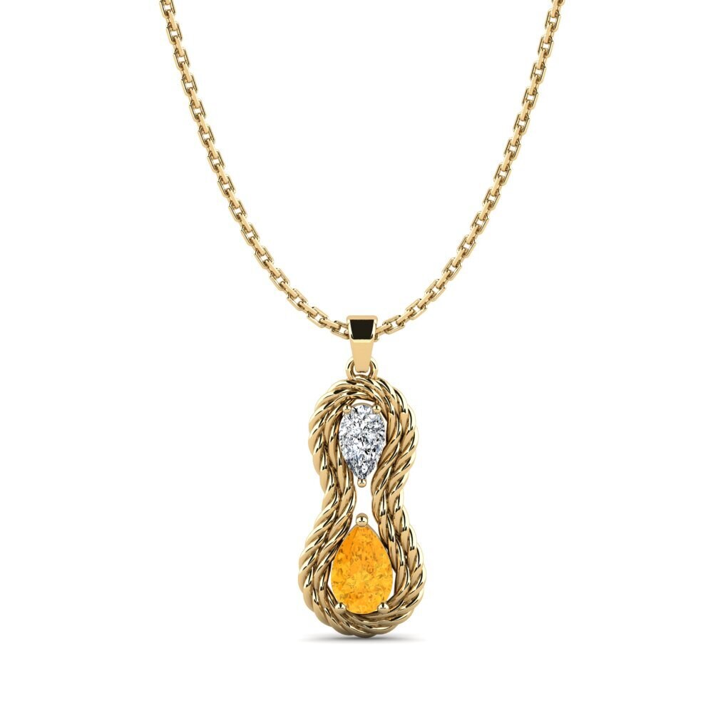 Citrine Women's Pendant Charatcher
