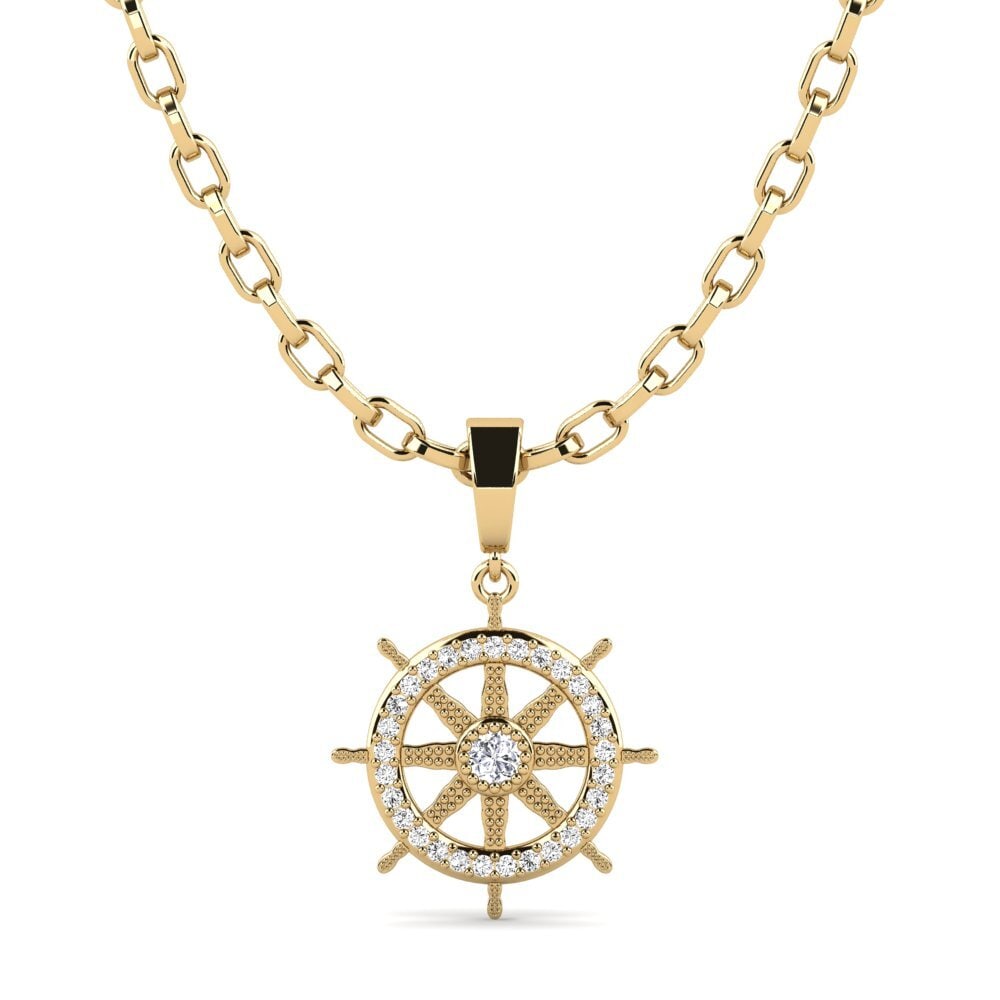 Moissanite Men's Pendant Cell