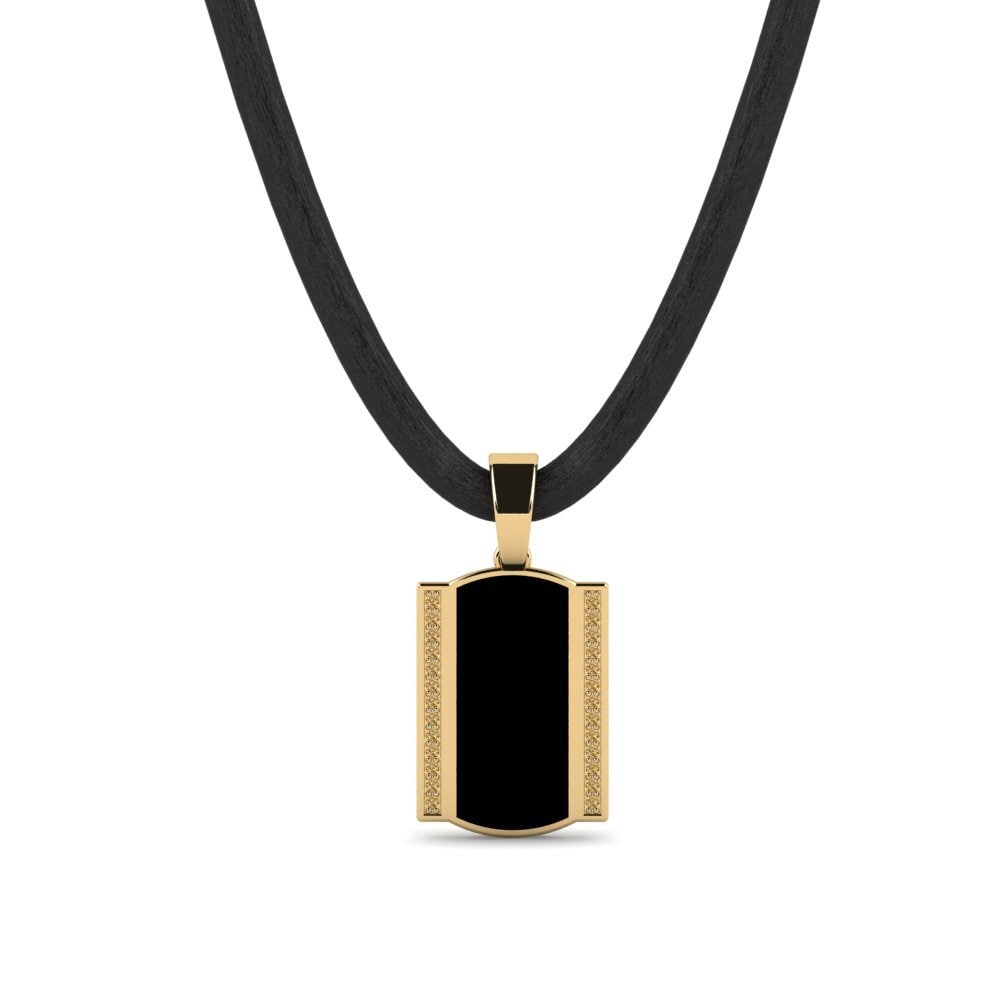 Diamante Marrón Colgante para hombre Cosay