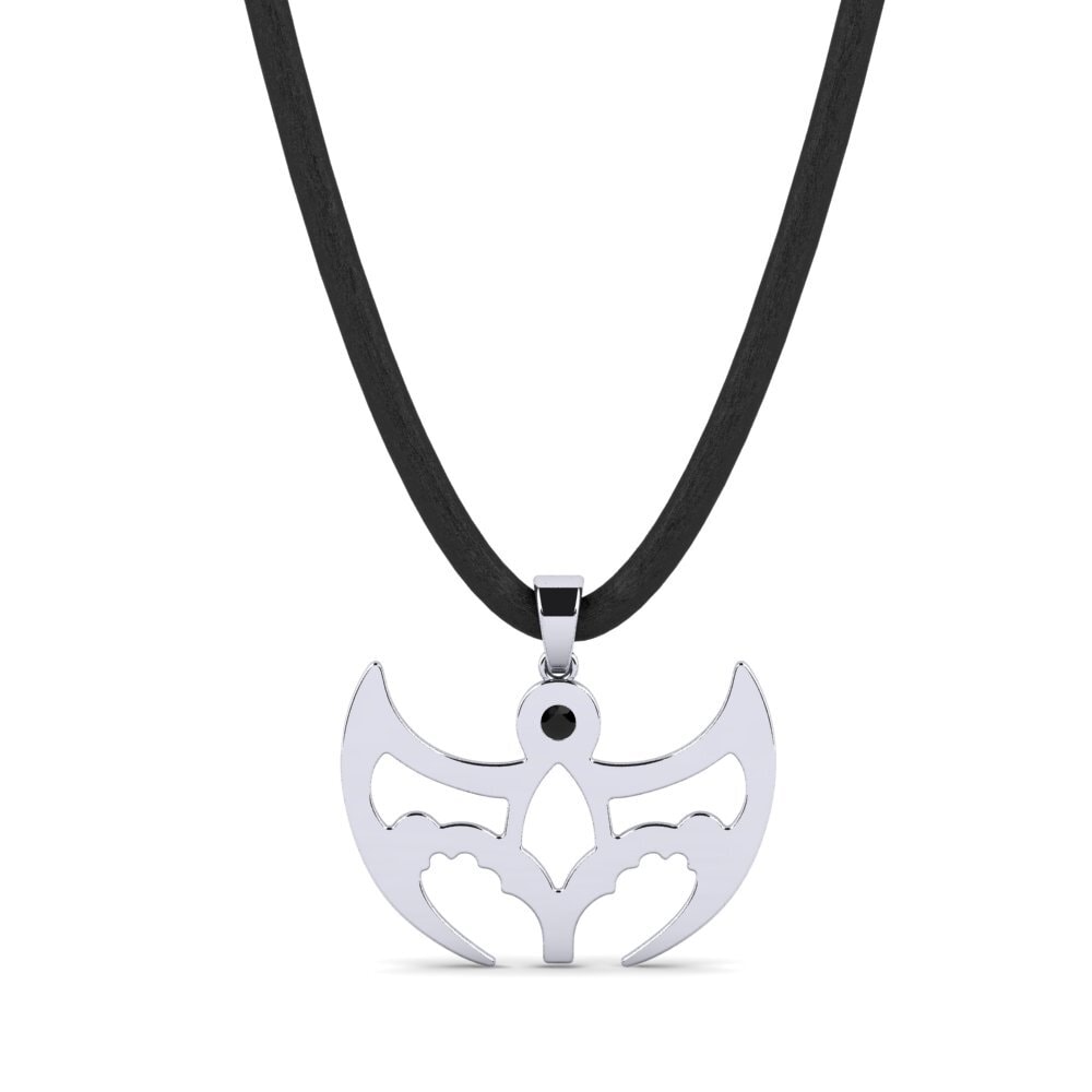925 Prata de lei Ônix Negro Pingente masculino Deorg