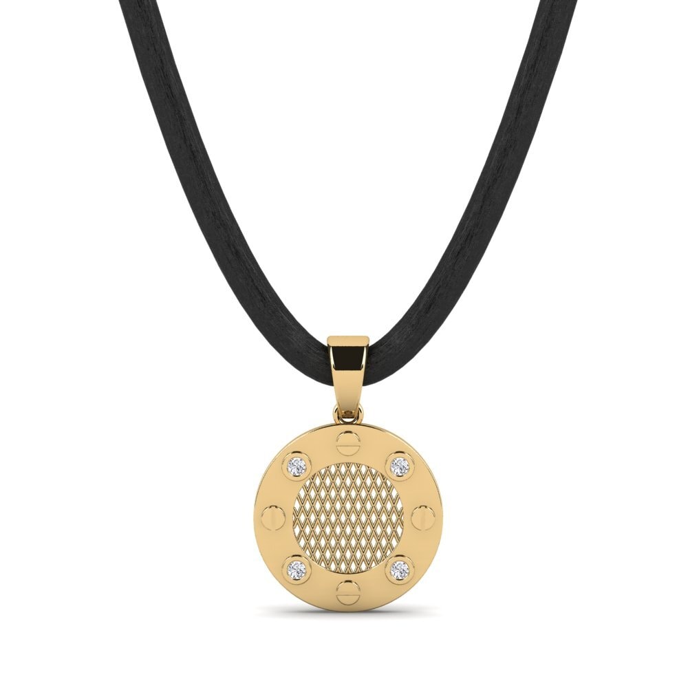 Lab Grown Diamond Men's Pendant Minuscule