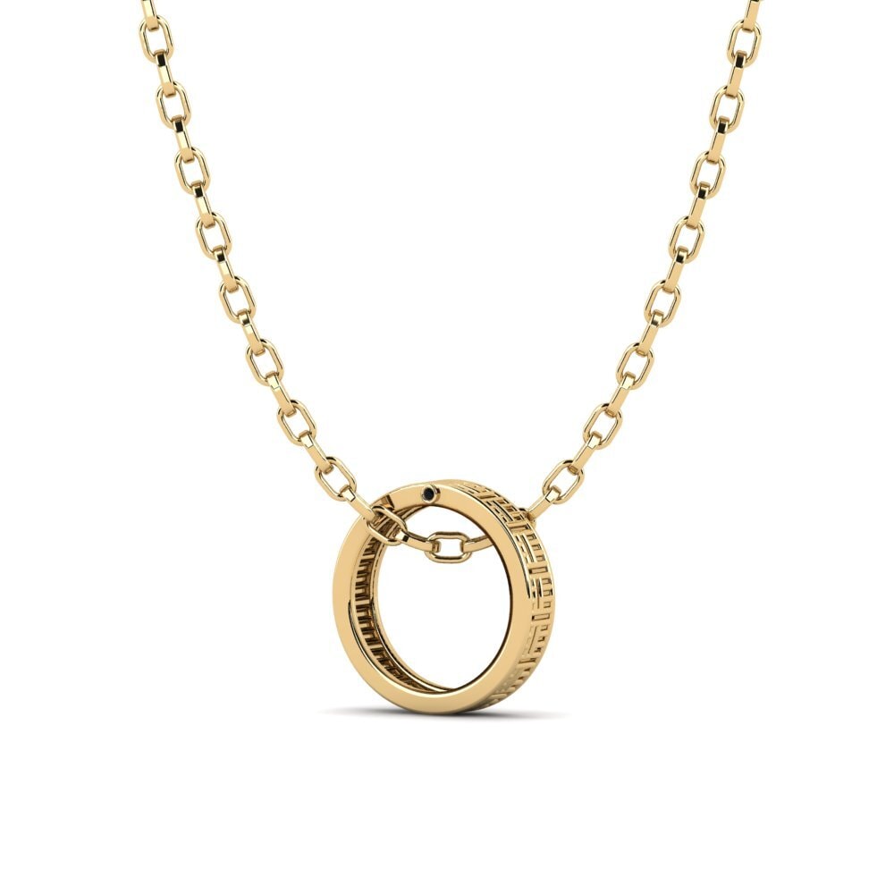 Black Sapphire Men's Pendant Suffler
