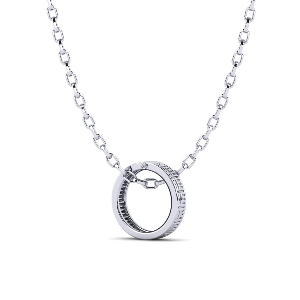 18ct White Gold Men's Pendant Suffler
