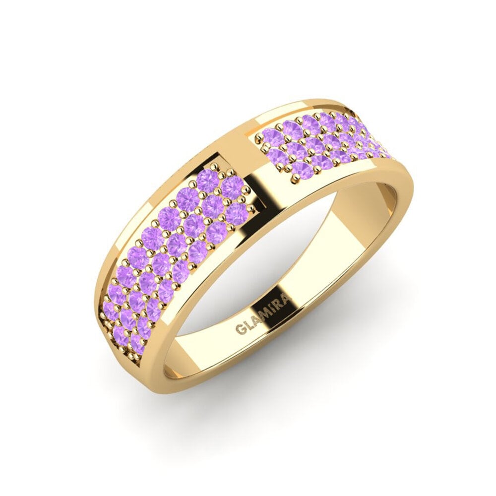 Amethyst Engagement Ring Aforis