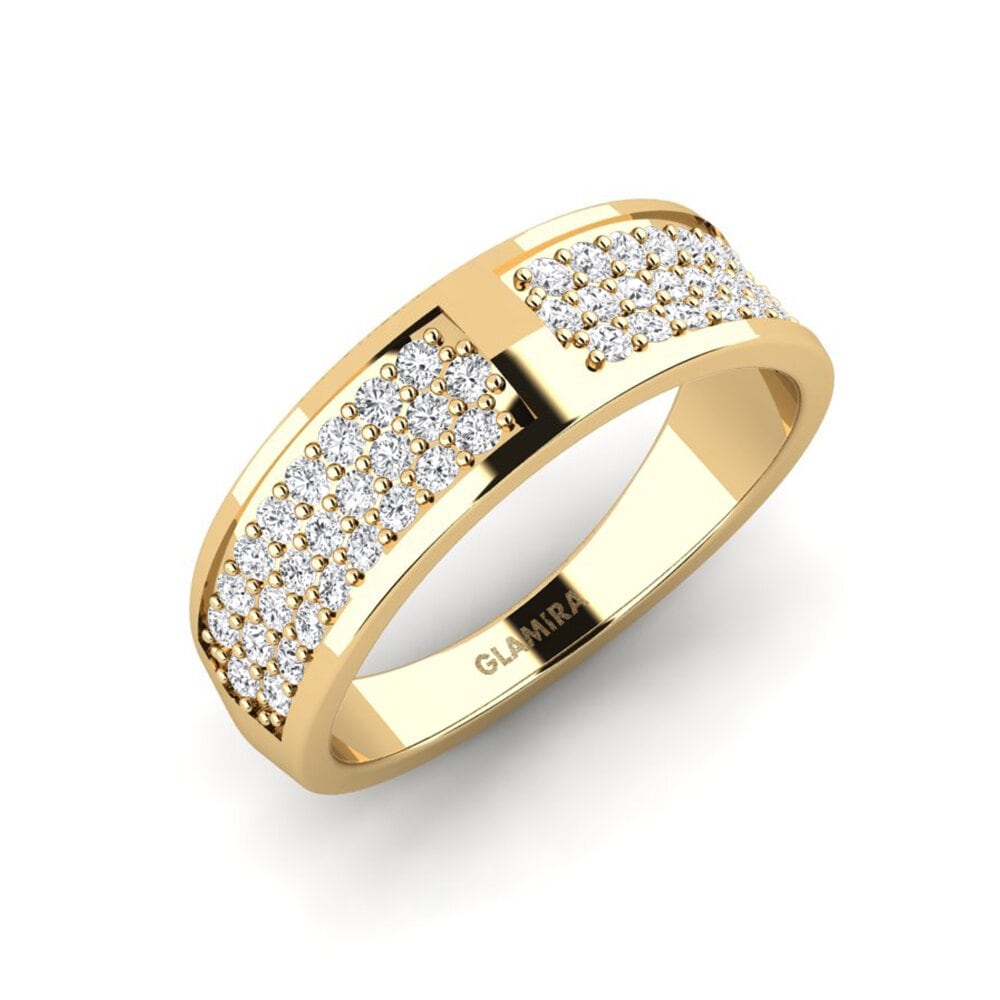 White sapphire Engagement Ring Aforis