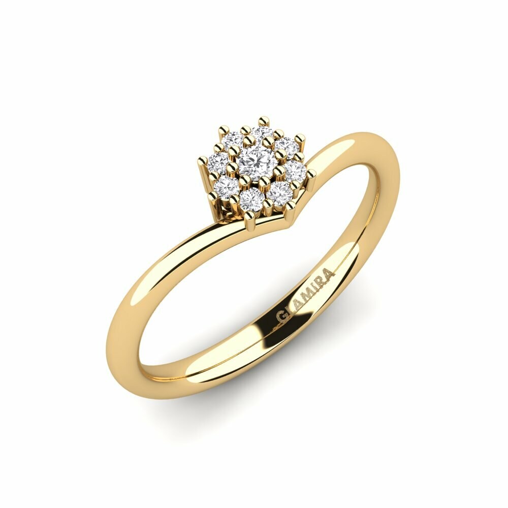 Saphir Blanc Bague Crecyden