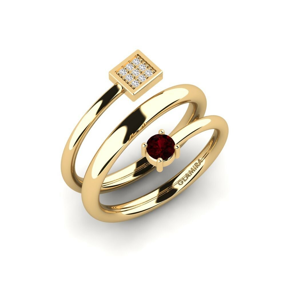 Garnet Ring Eigil