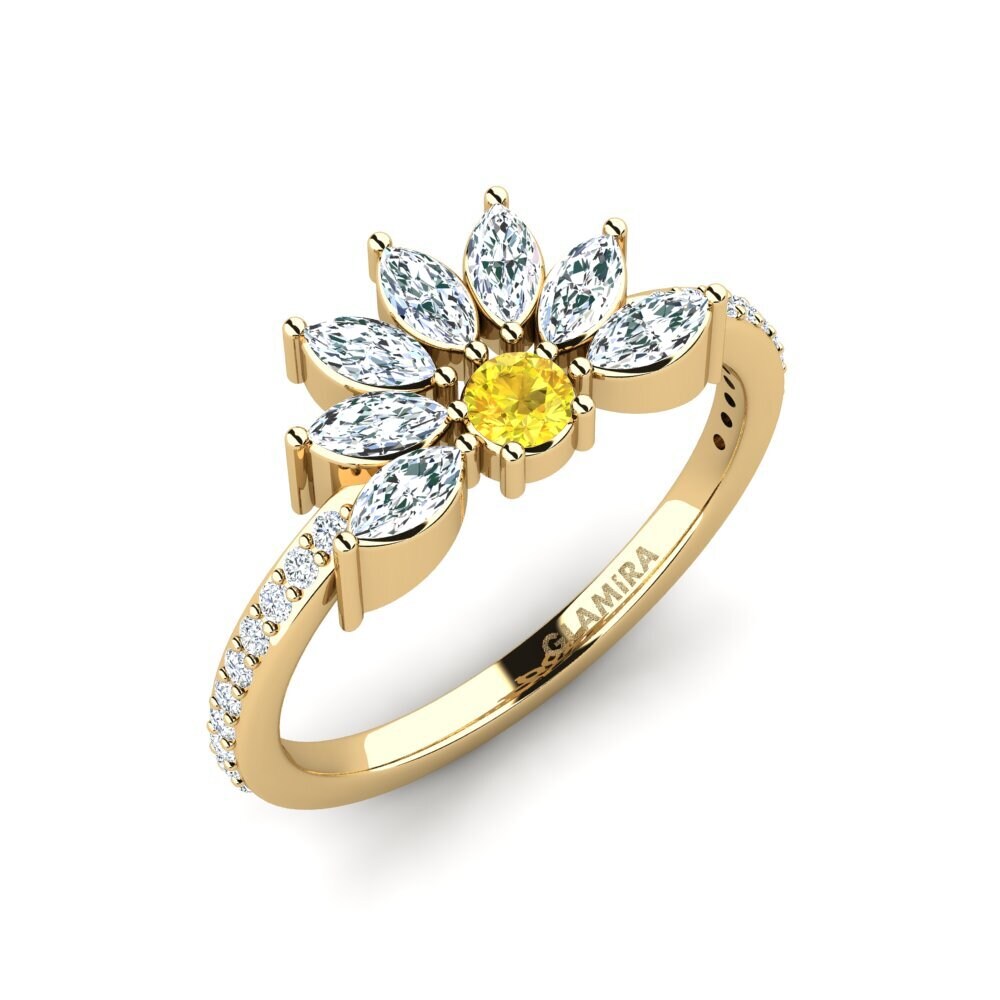 Yellow Sapphire Ring Lavials