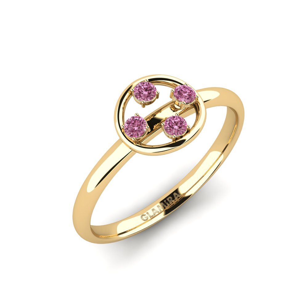 Granate Rhodolite Anillo Ouste