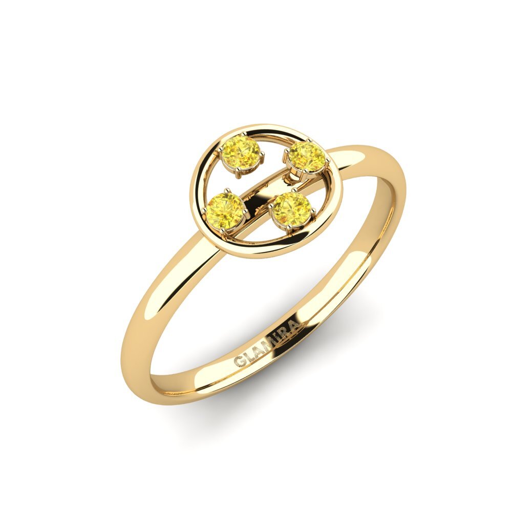 Yellow Sapphire Ring Ouste