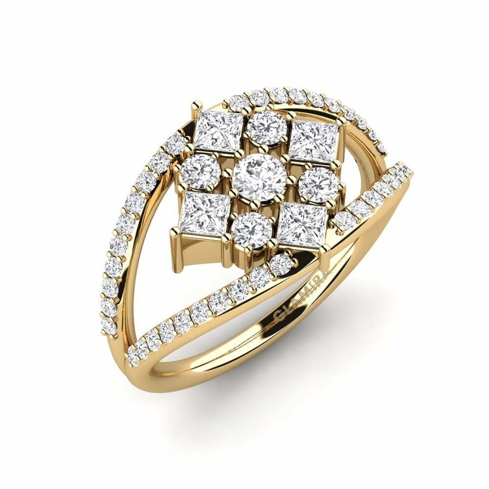 Saphir Blanc Bague Ouzzies