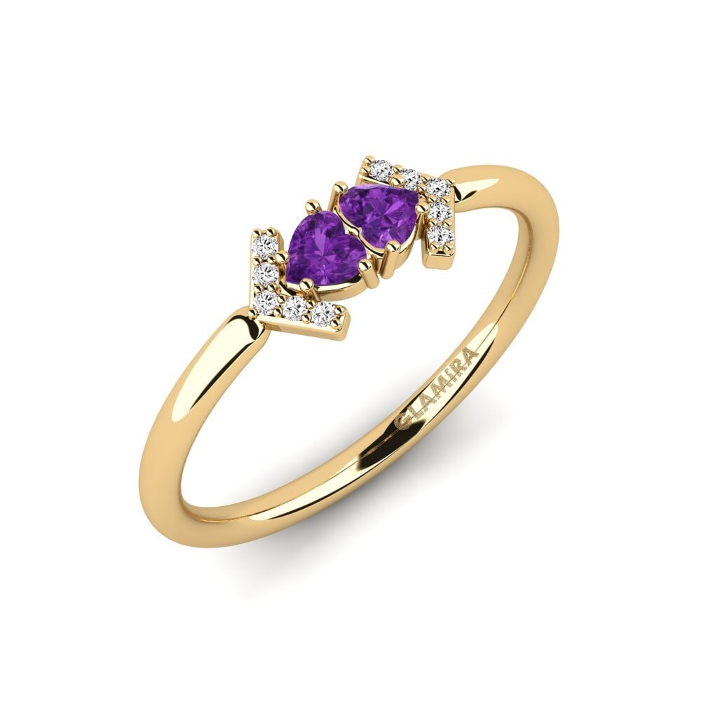 Amethyst Ring Pusher