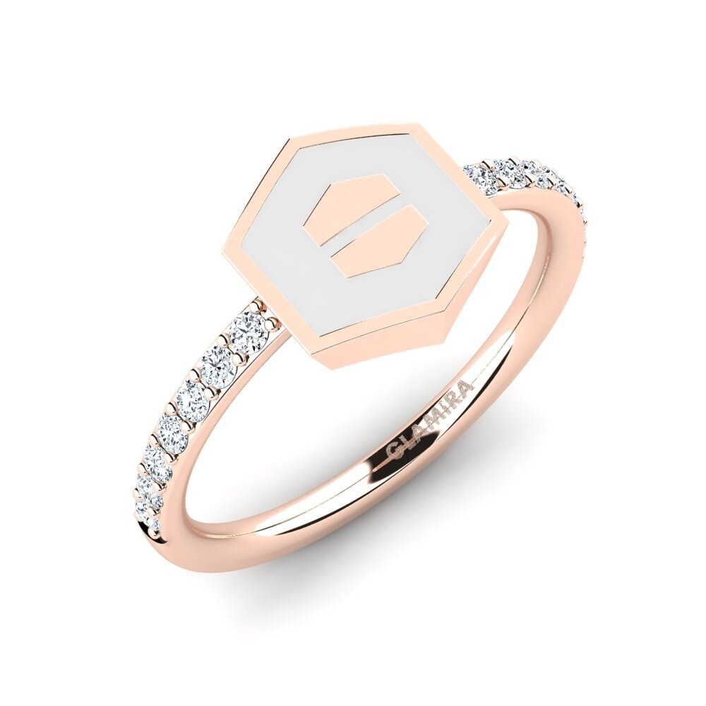 Rotgold 750 Ring Sahiralt