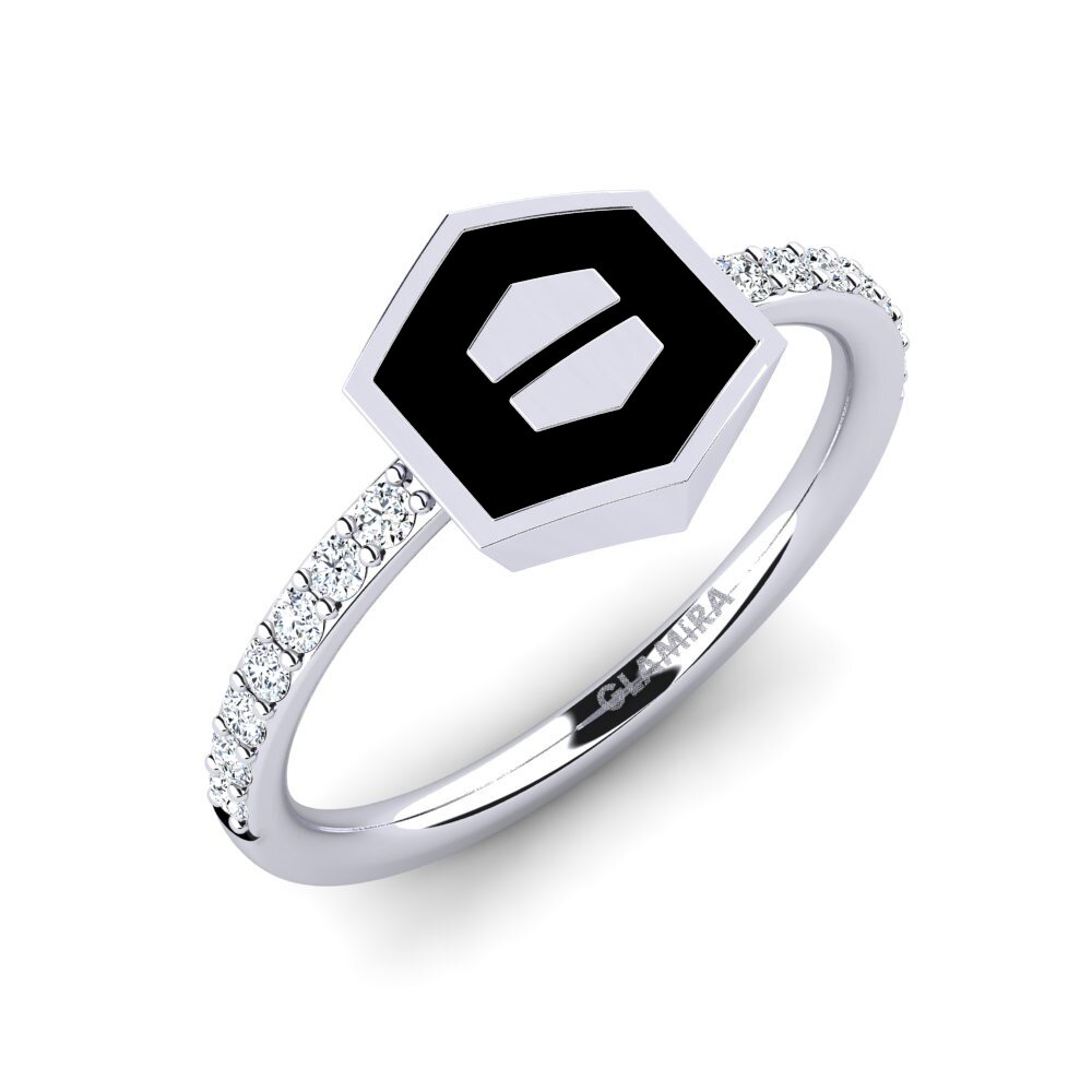 White Silver Ring Sahiralt