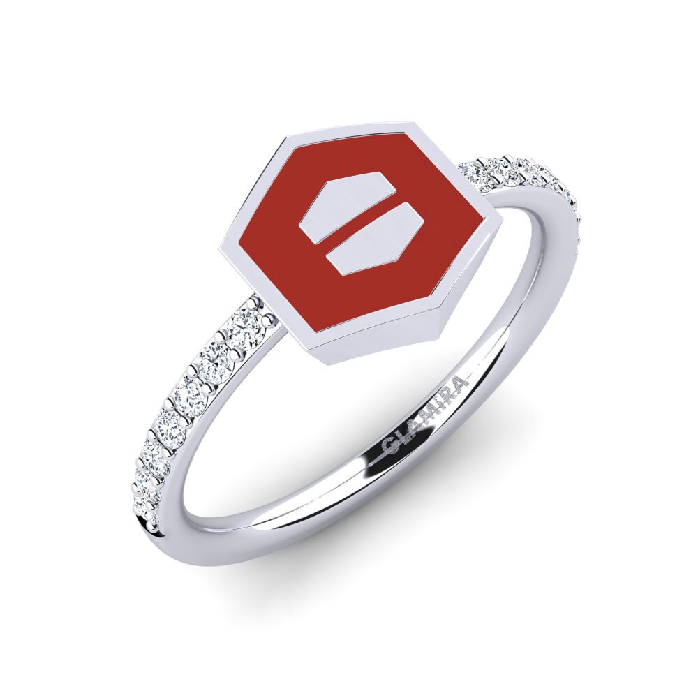 White Silver Ring Sahiralt