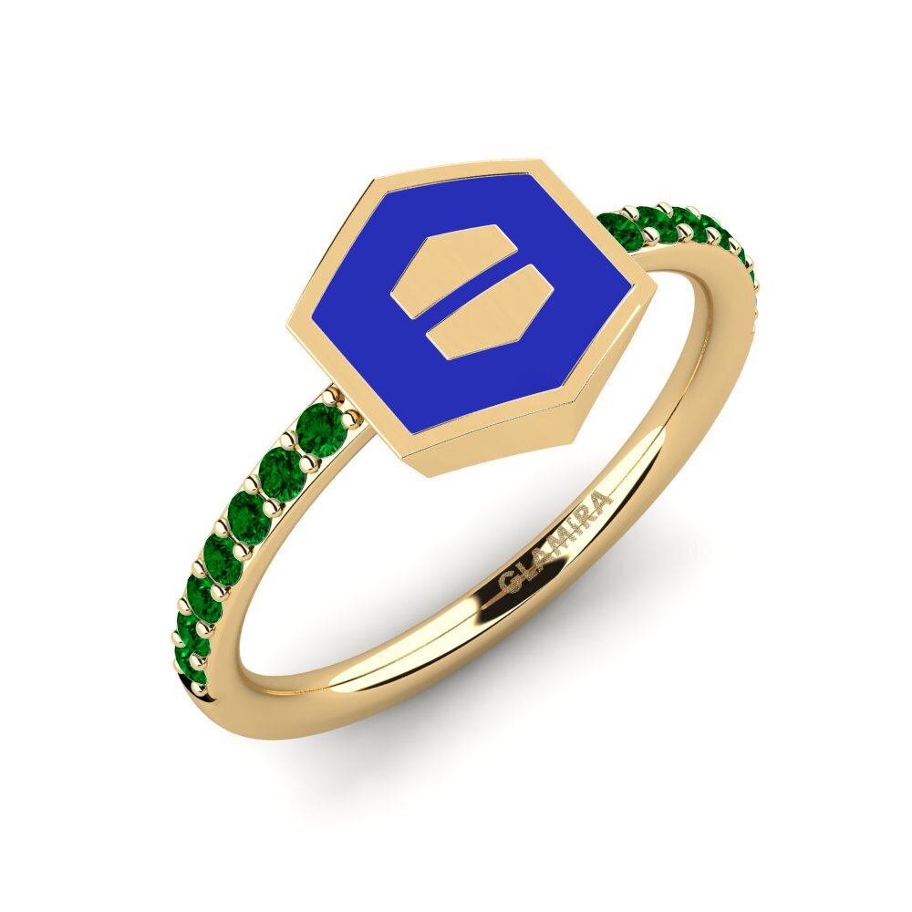 Grüner Zirkonia Ring Sahiralt