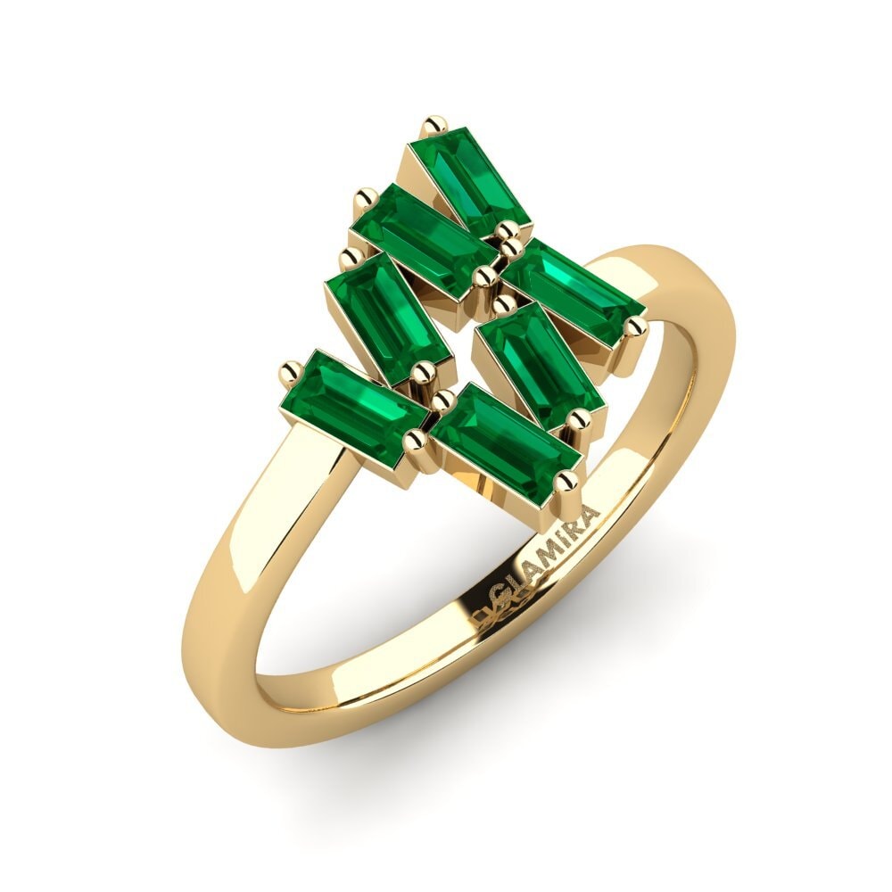 Green Zirconia Ring Sometied
