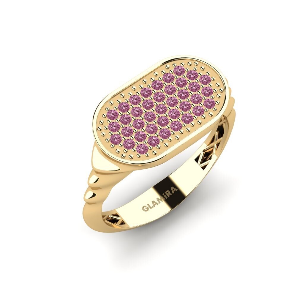 Grenat de Rhodolite Bague de fiançailles Syndcate