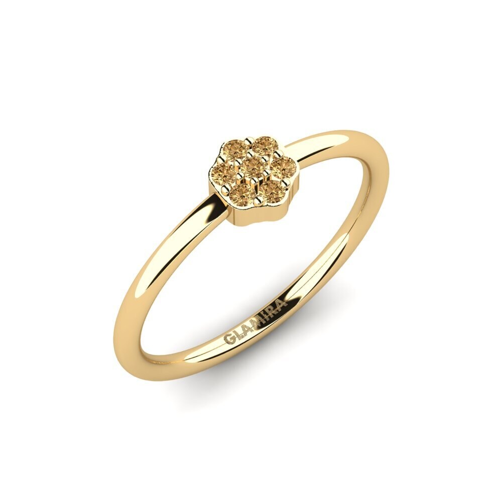 Brown Diamond Ring Tecotta