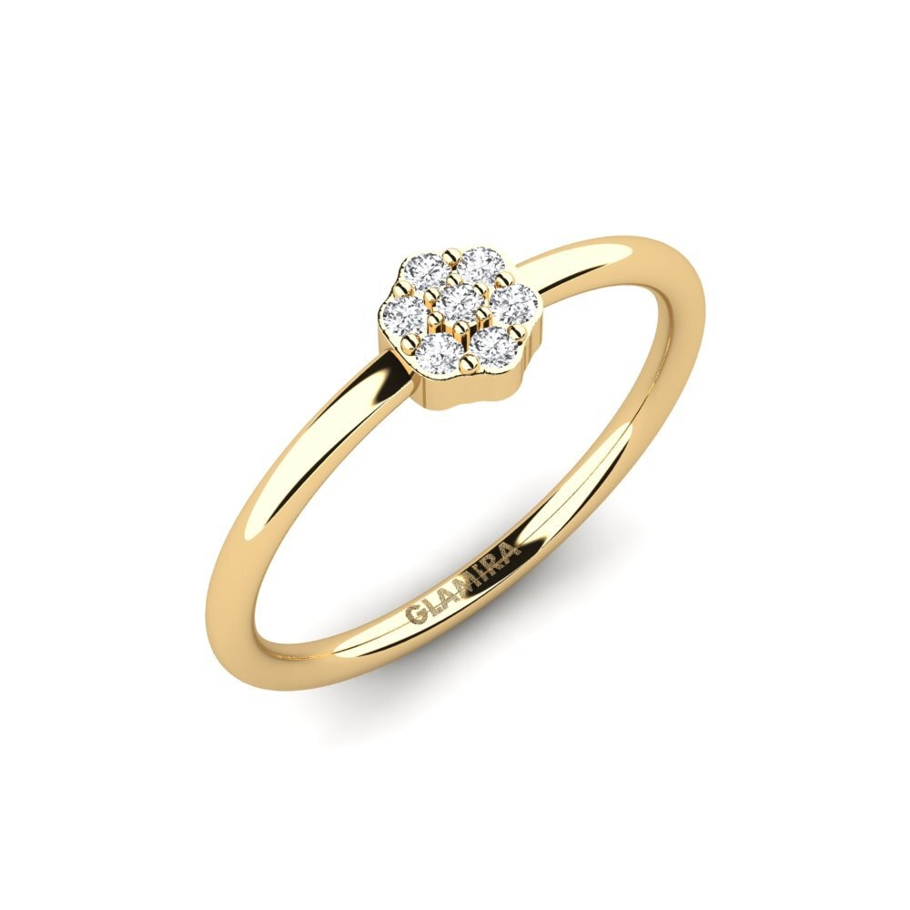 White sapphire Ring Tecotta