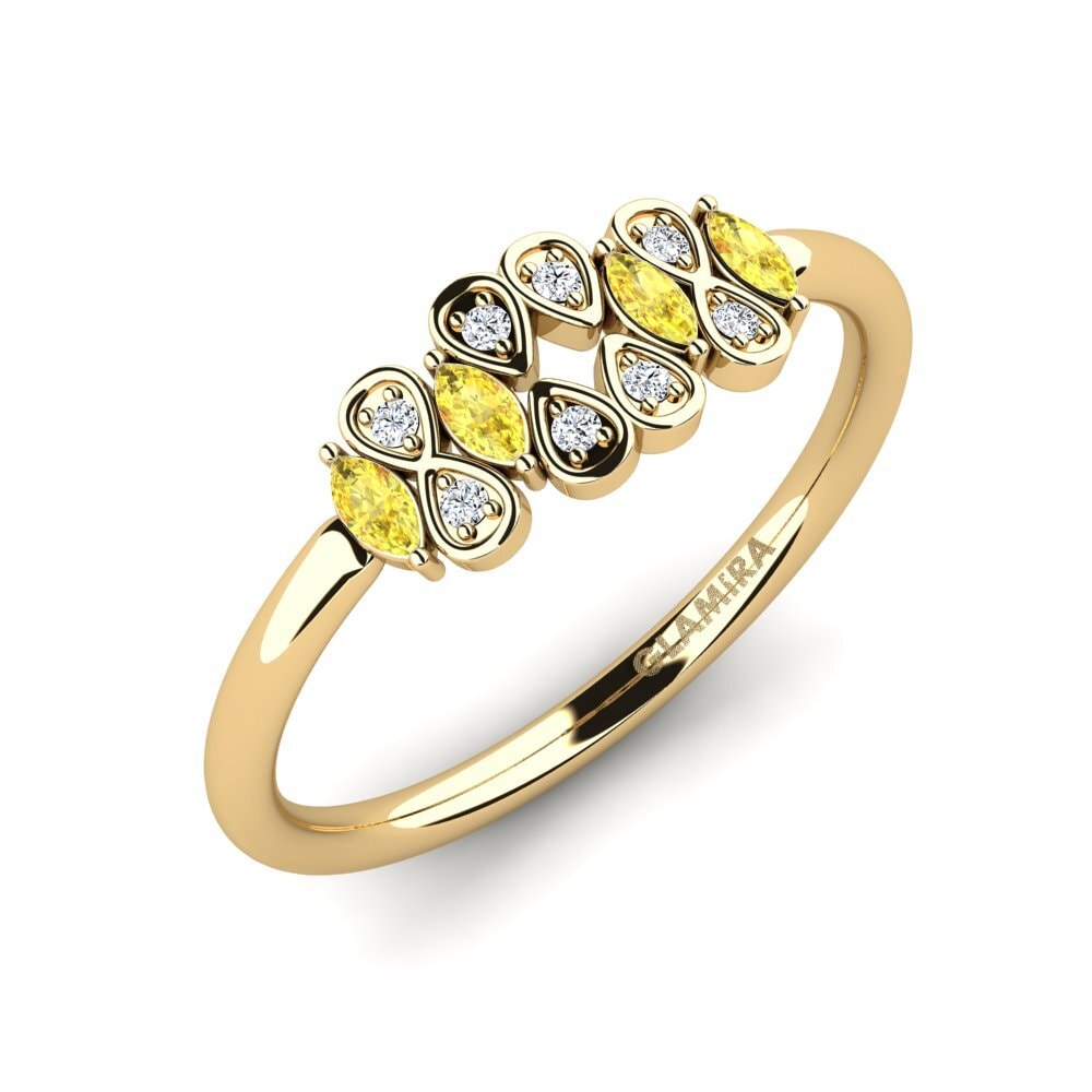 Yellow Sapphire Ring Vanchr