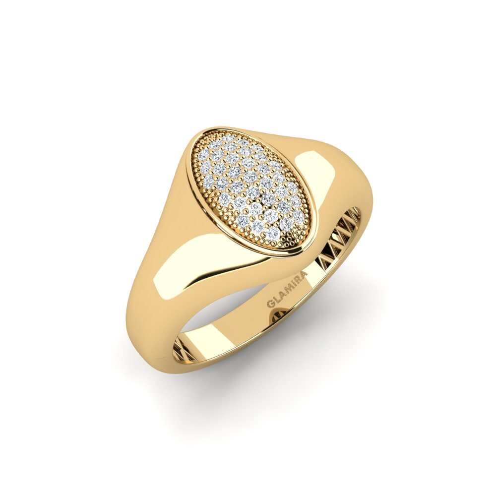 14ct Yellow Gold Men's Ring Myndl