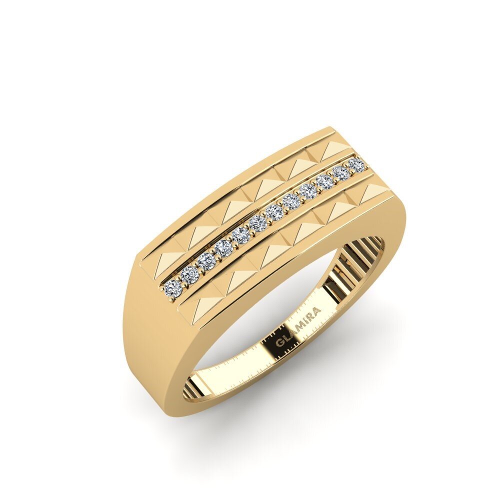 14ct Yellow Gold Men's Ring Nacion