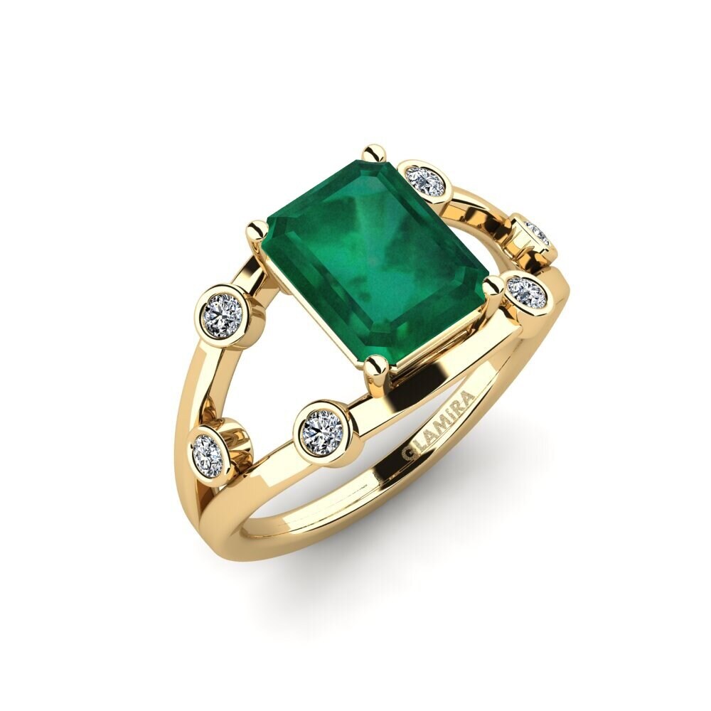 Émeraude Bague de fiançailles Fyhted - Emerald
