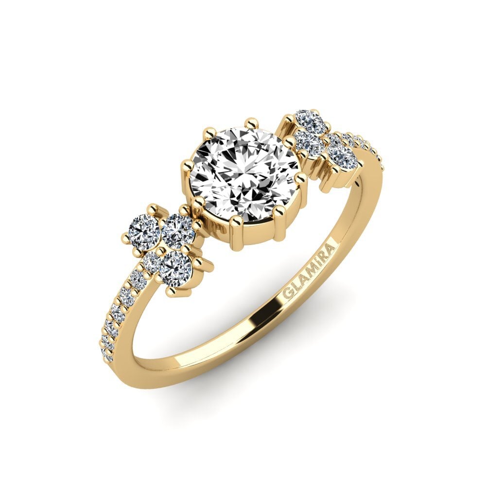 Moissanite Engagement Ring Hamdan - Round