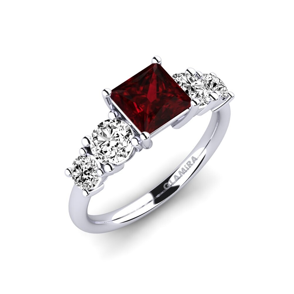 Granate Anillo de compromiso Ebulga - Princess