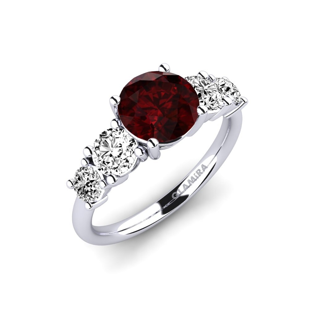 Granate Anillo de compromiso Ebulga - Round