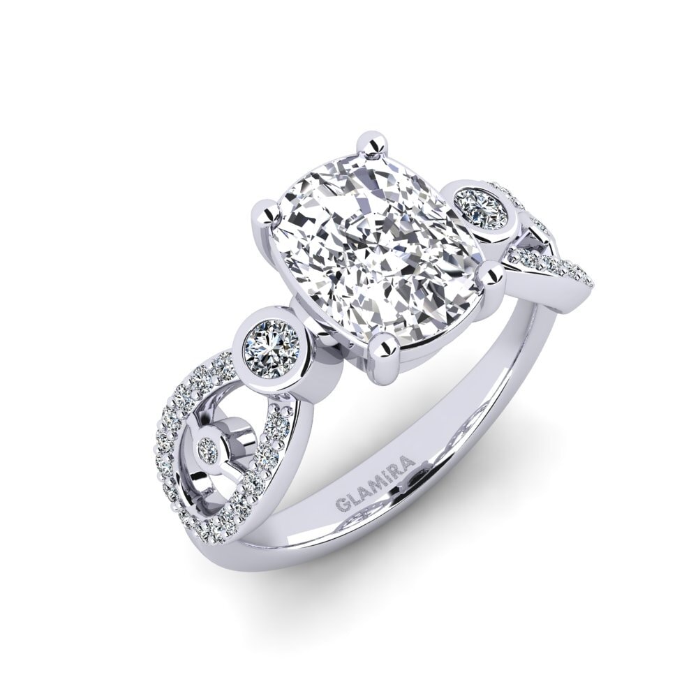 Lab Grown Diamond Engagement Ring Fakisha - Cushion