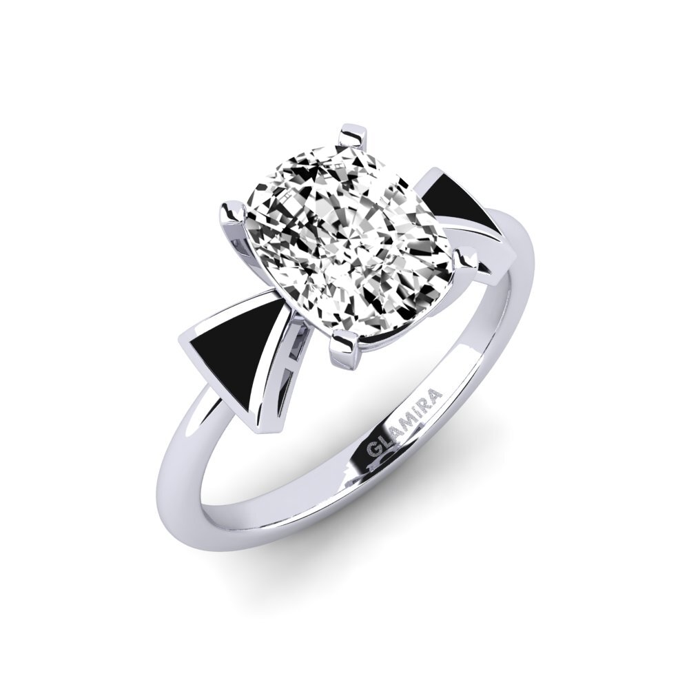 Moissanite Engagement Ring Fratina - Cushion