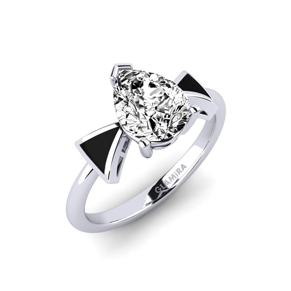 Pear Moissanite Engagement Ring Fratina - Pear