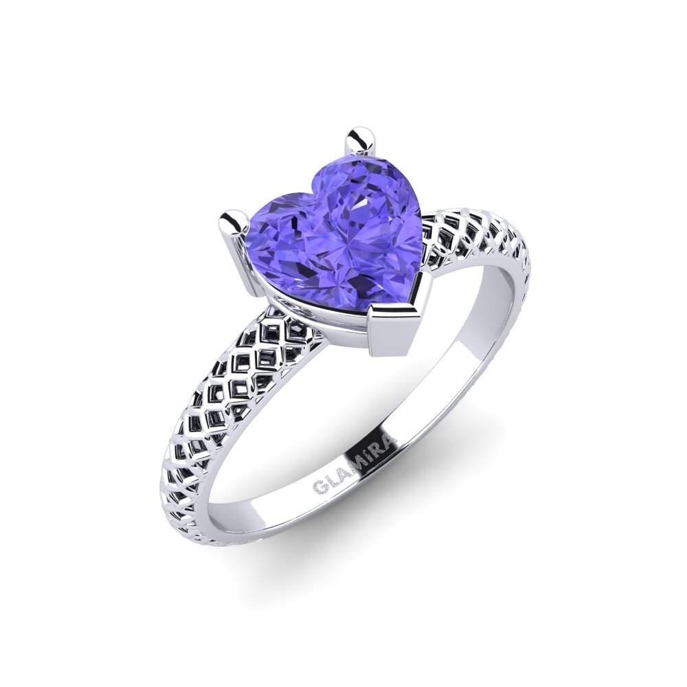 Tanzanite Engagement Ring Weliach Heart