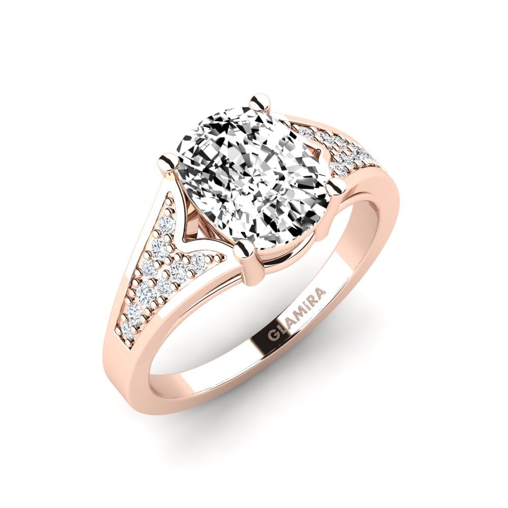 Moissanite Engagement Ring Larboad - Cushion