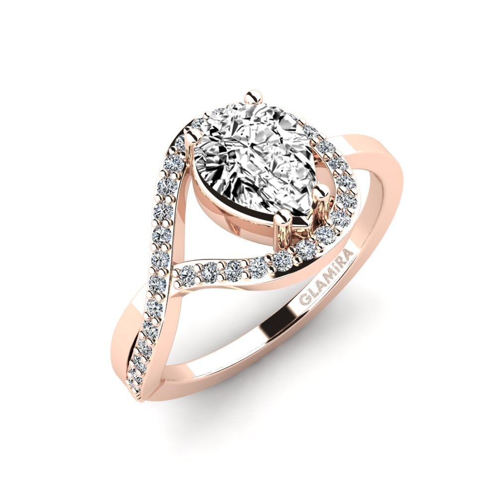 Pear Moissanite Engagement Ring Peytonvf - Pear
