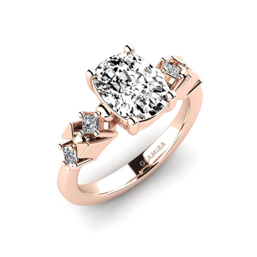 Moissanite Engagement Ring Sevipa - Cushion