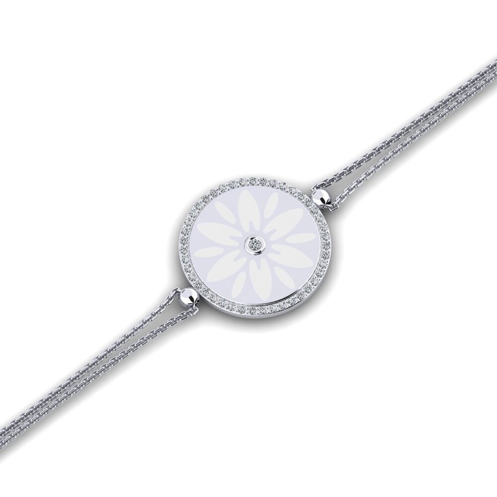 White Silver Women's Bracelet Elidda