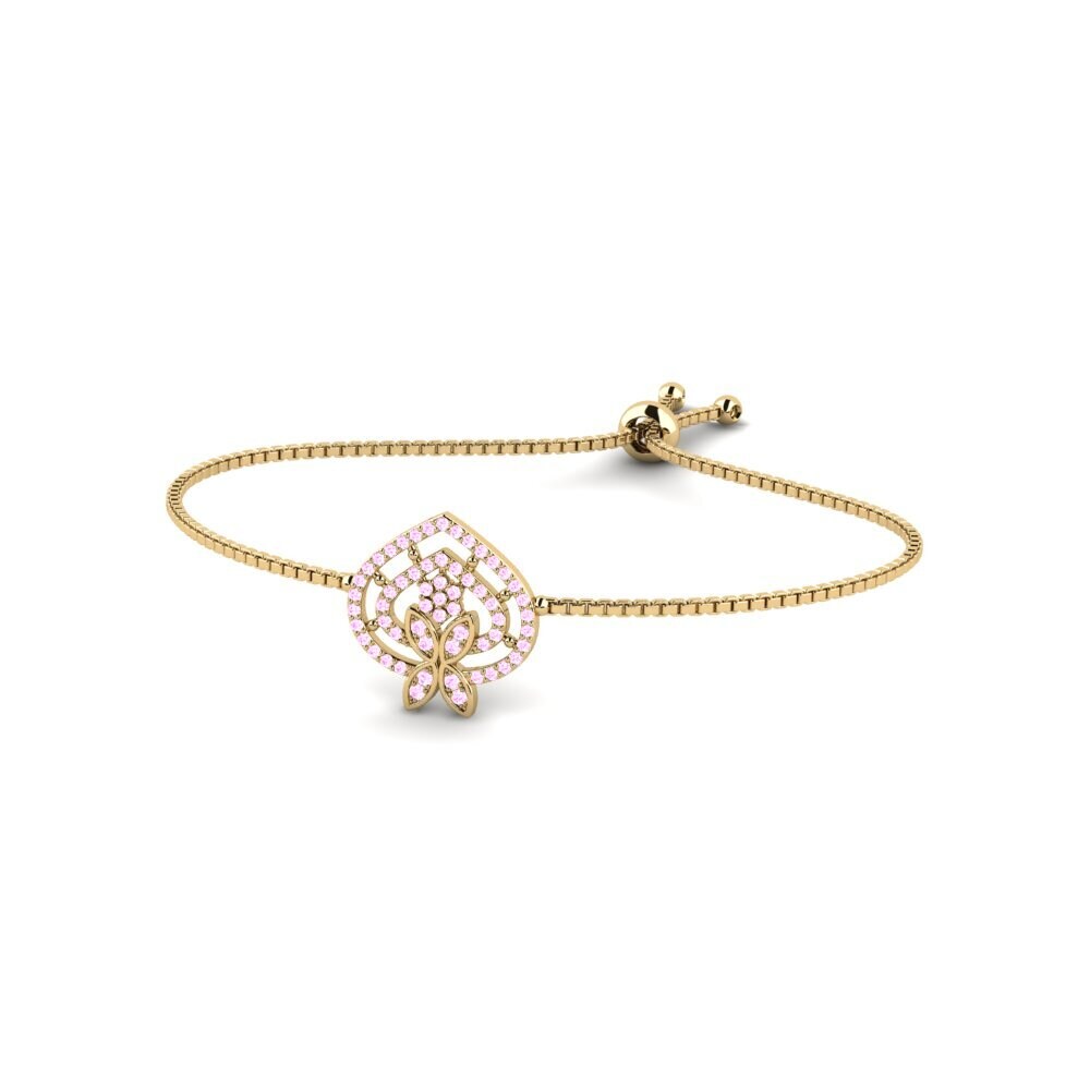 Zafiro Rosado Pulsera de Mujer Erioba